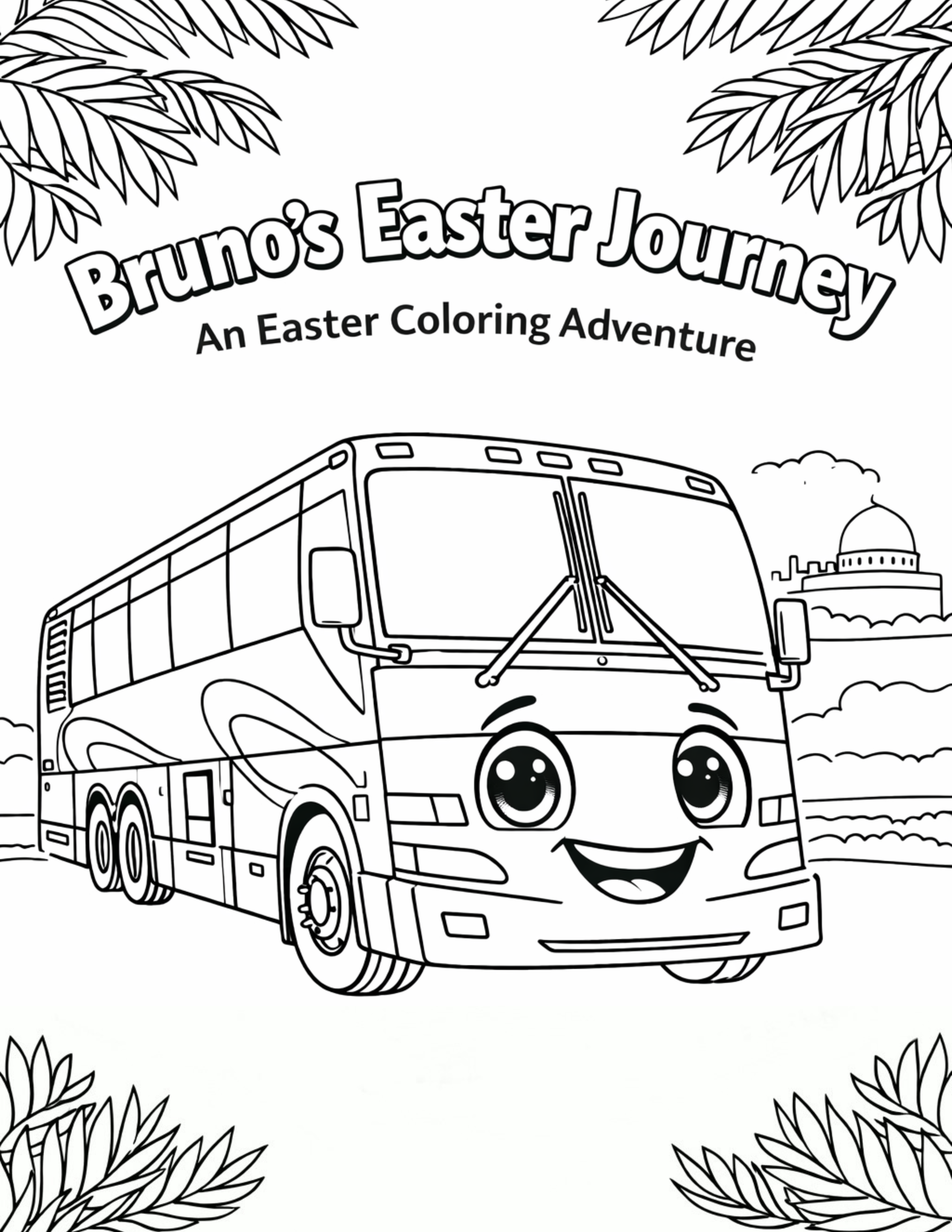 Bruno Easter Adventure - Downloadable Coloring Pages